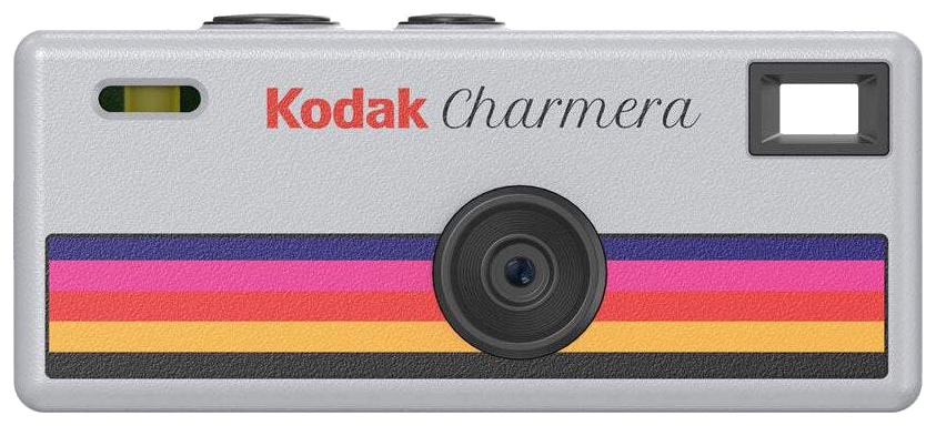 Silver Kodak camera